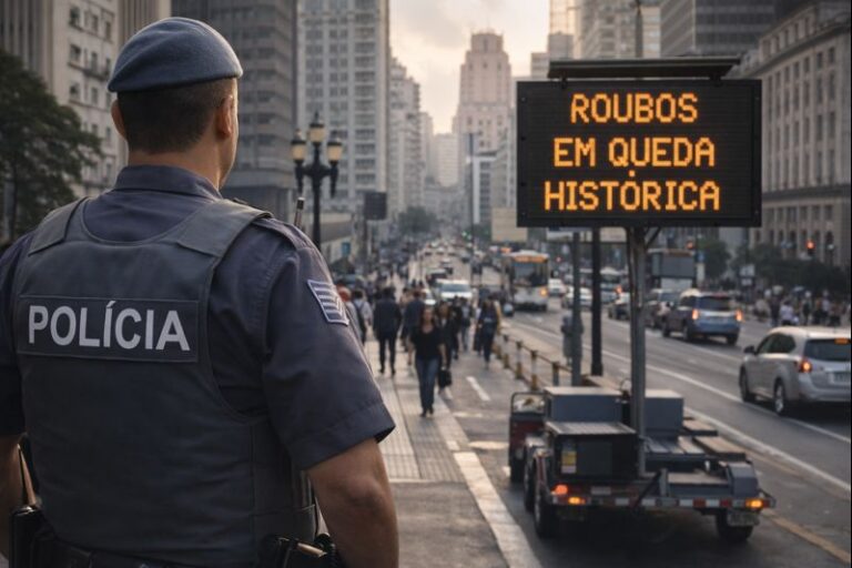 Centro da cidade de São Paulo registra menor número de roubos em 25 anos