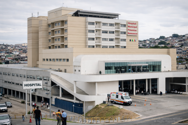 Hospital de Guarulhos tem sala de medicação improvisada em banheiro e falta de itens básicos