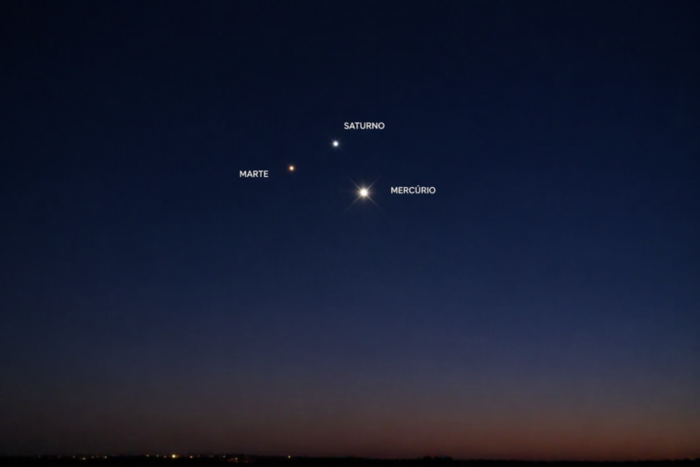 Triângulo planetário poderá ser observado nesta terça-feira em SP; veja horário